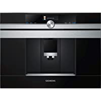 Siemens CT636LES6 Cafetera integrable- 19 bares negro- inox h.connect